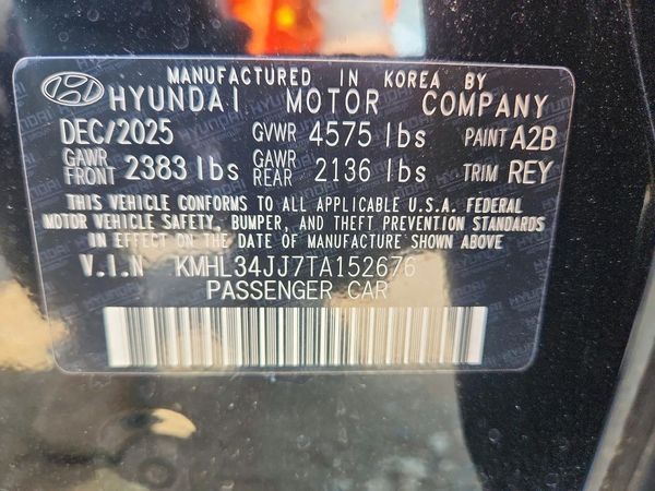 2026 HYUNDAI SONATA HYBRID SEL