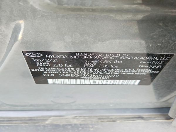 2021 HYUNDAI SONATA