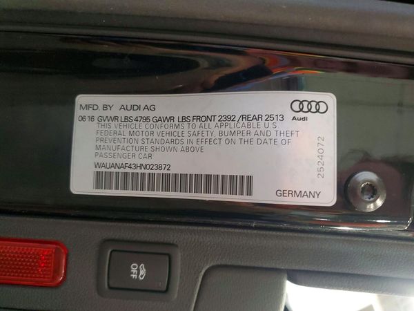 2017 AUDI A4 quattro Premium