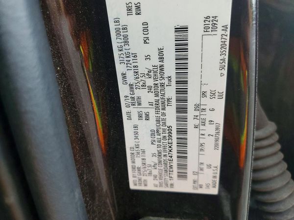 2019 FORD F150