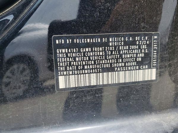 2024 VOLKSWAGEN JETTA SE, SE (AQ301 Trans)