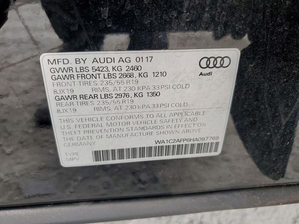 2017 AUDI Q5