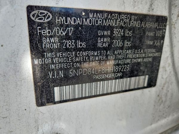 2017 HYUNDAI ELANTRA