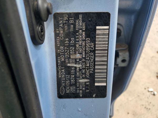 2013 HYUNDAI ACCENT GLS, GS