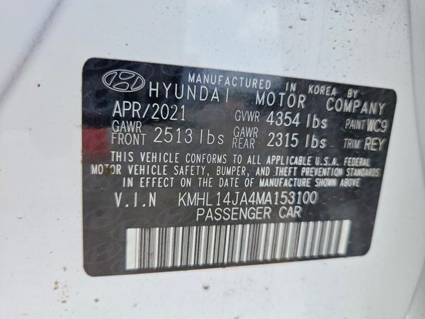 2021 HYUNDAI SONATA SEL