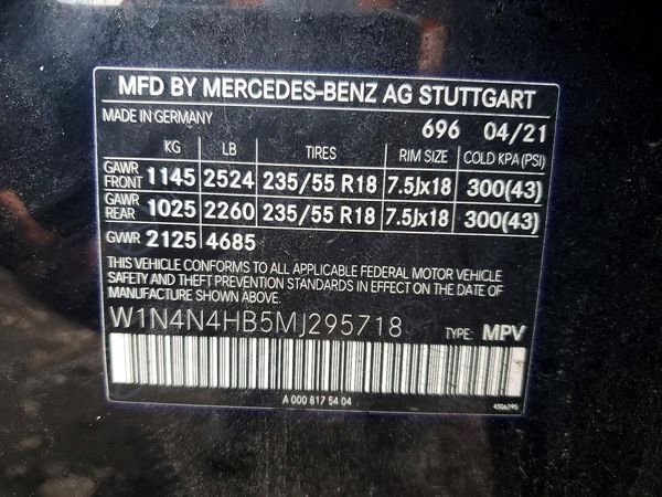 2021 MERCEDES-BENZ GLA GLA250-4M