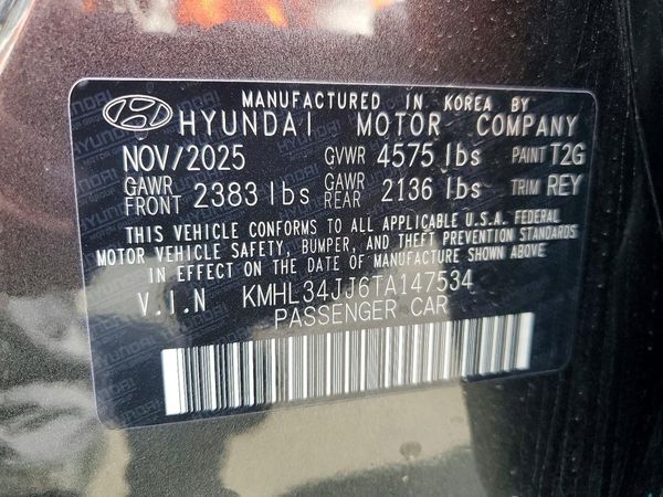 2026 HYUNDAI SONATA HYBRID