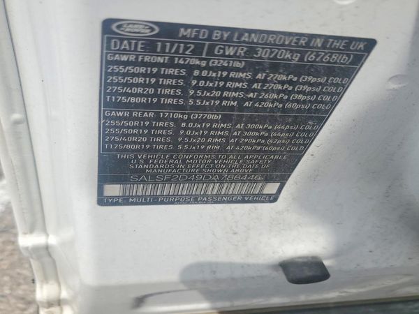 2013 LAND ROVER RANGEROVER HSE