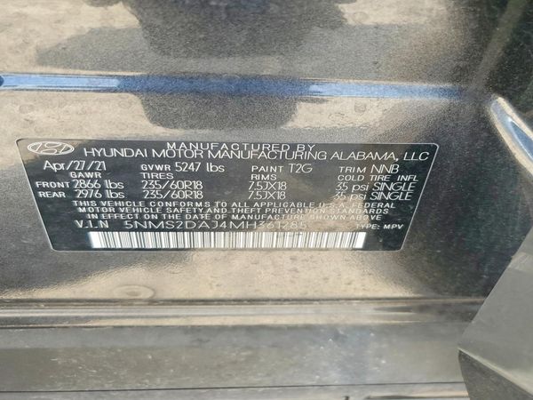 2021 HYUNDAI SANTA FE SEL