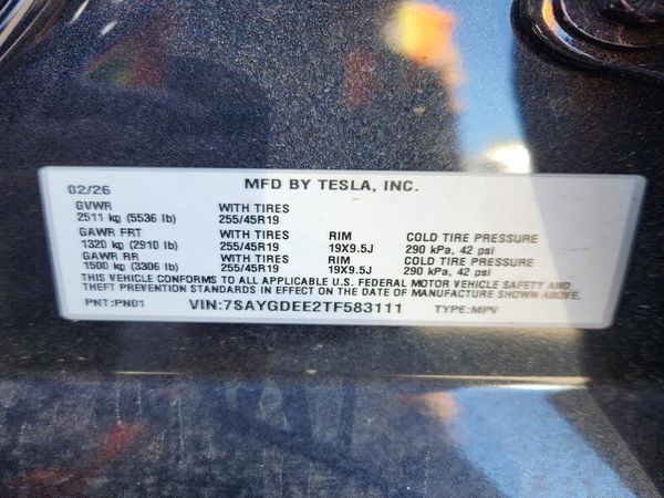 2026 TESLA MODEL Y