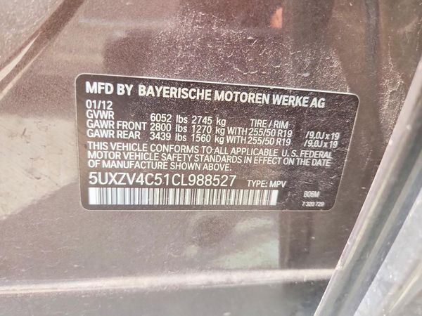 2012 BMW X5 xDrive35i