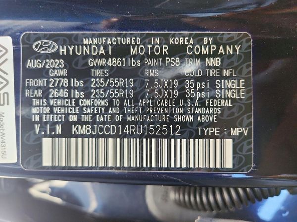 2024 HYUNDAI TUCSON SEL Convenience