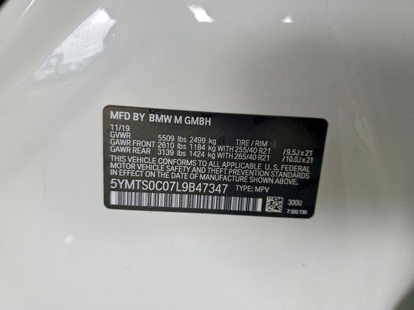 2020 BMW X3 X3 M
