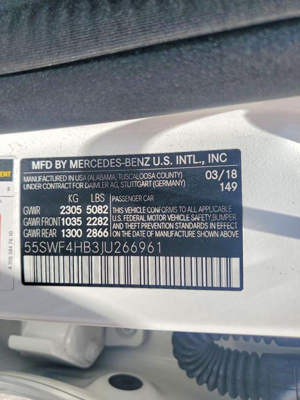 2018 MERCEDES-BENZ C C350e