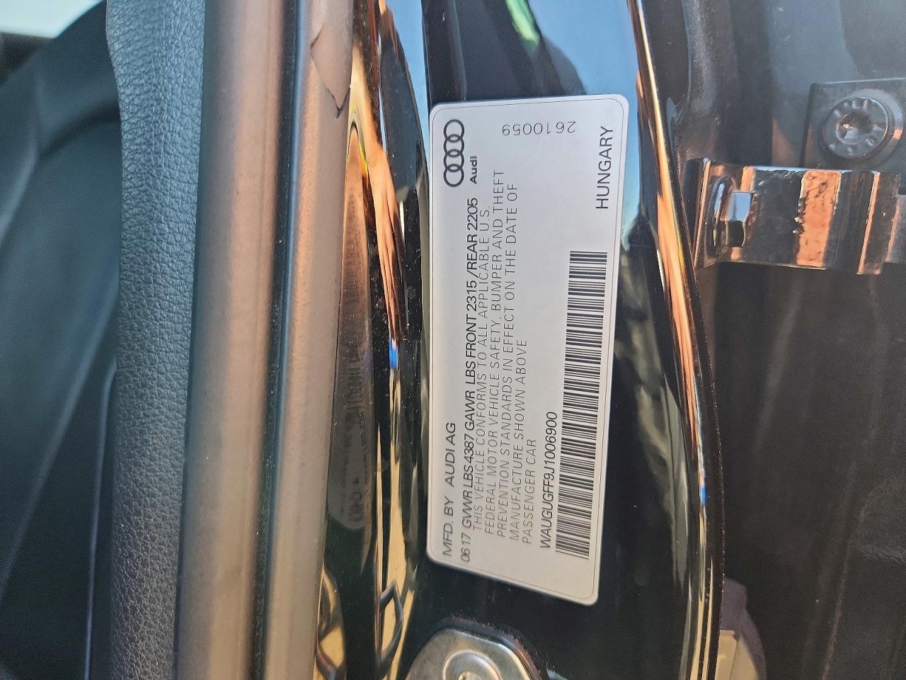 2018 AUDI A3