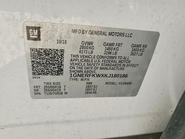 2019 CHEVROLET TRAVERSE