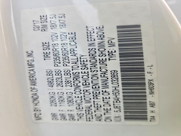 2017 ACURA RDX