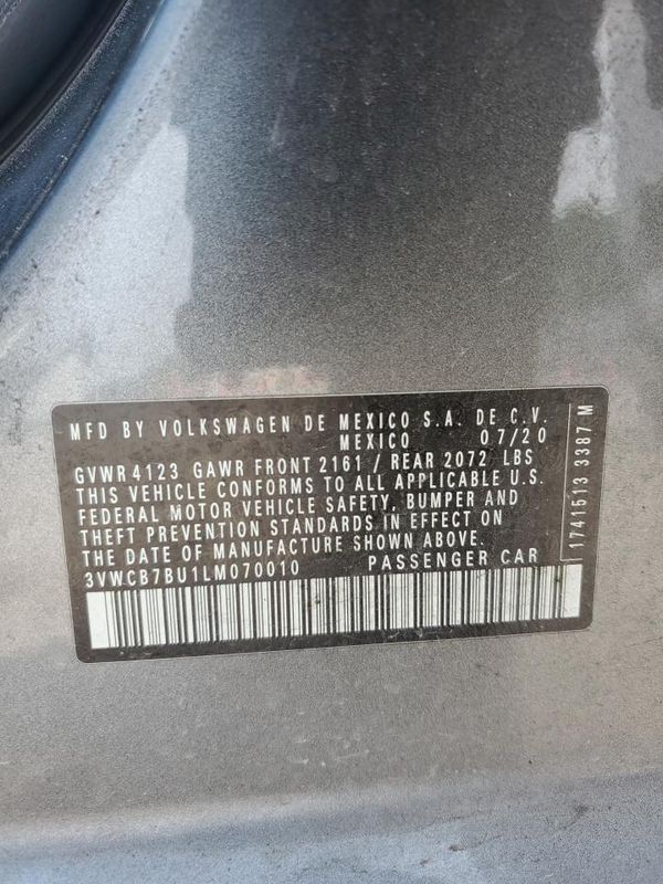 2020 VOLKSWAGEN JETTA S, SE, R-Line