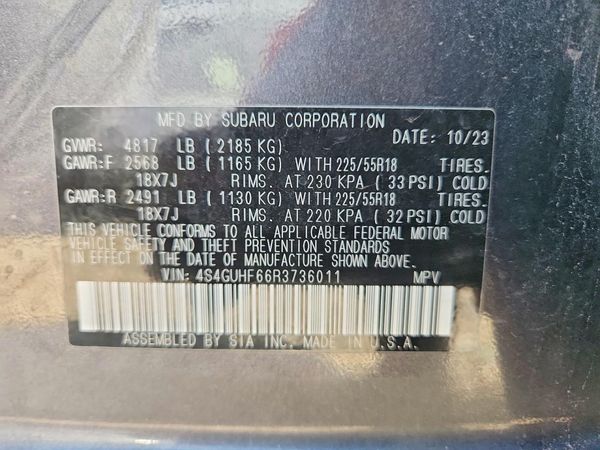 2024 SUBARU CROSSTREK Sport