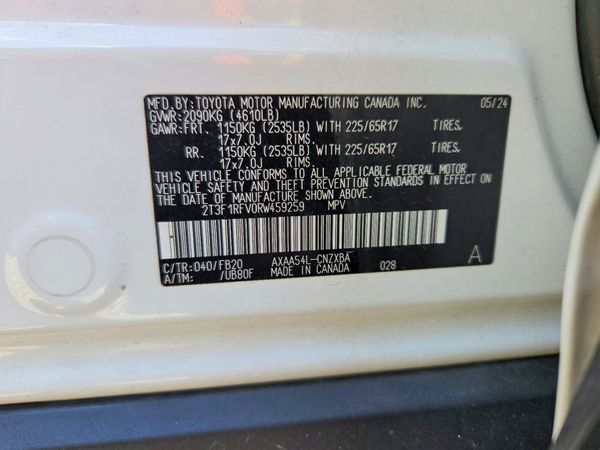 2024 TOYOTA RAV4 LE