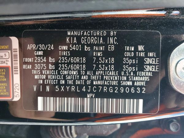 2024 KIA SORENTO