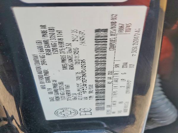 2019 FORD F150