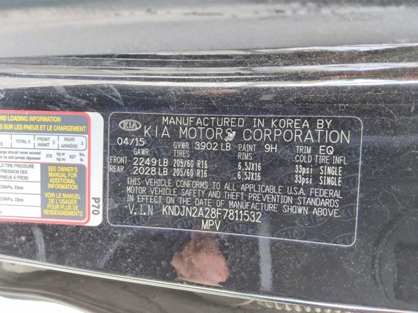 2015 KIA SOUL GL(Middle-low grade)