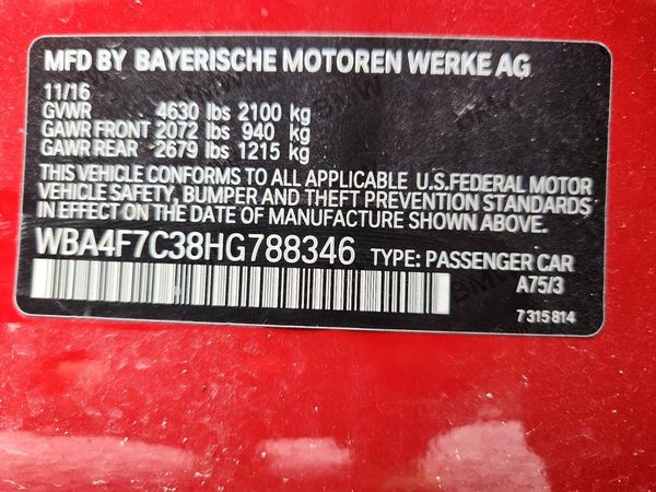 2017 BMW 430I GC