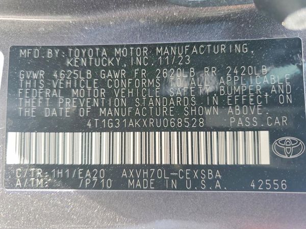 2024 TOYOTA CAMRY SE