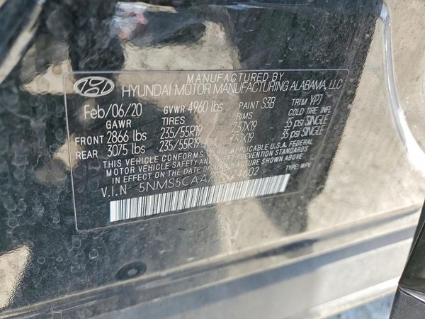 2020 HYUNDAI SANTA FE Limited