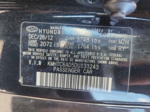 2013 HYUNDAI VELOSTER