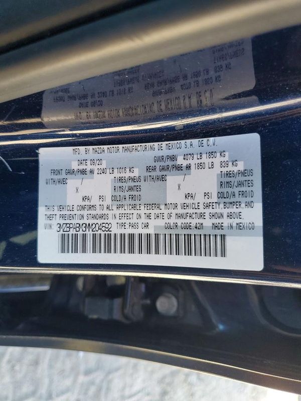 2021 MAZDA 3