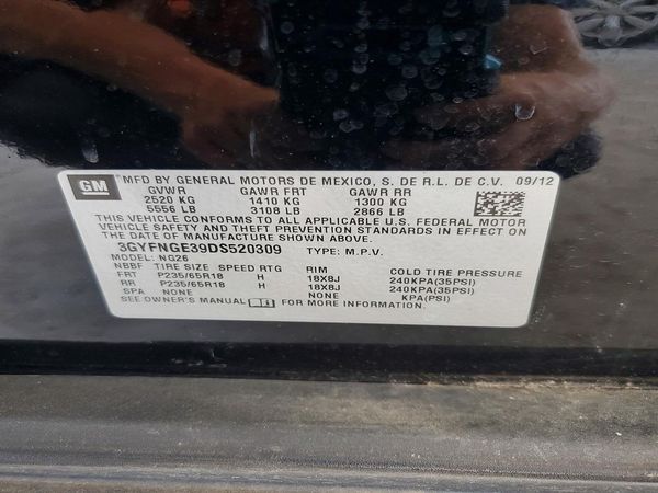 2013 CADILLAC SRX Luxury