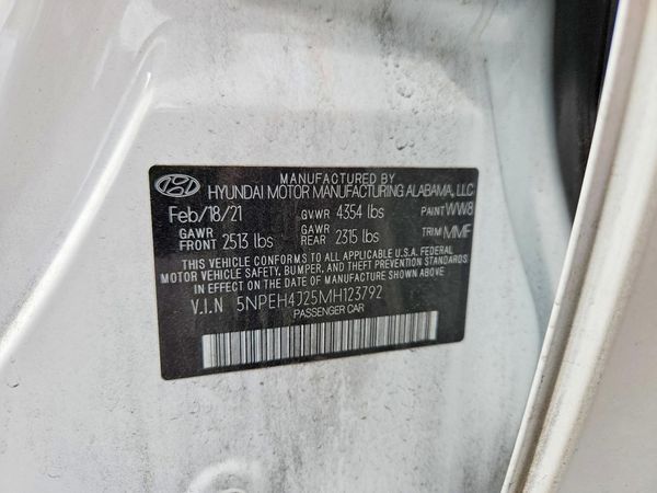 2021 HYUNDAI SONATA