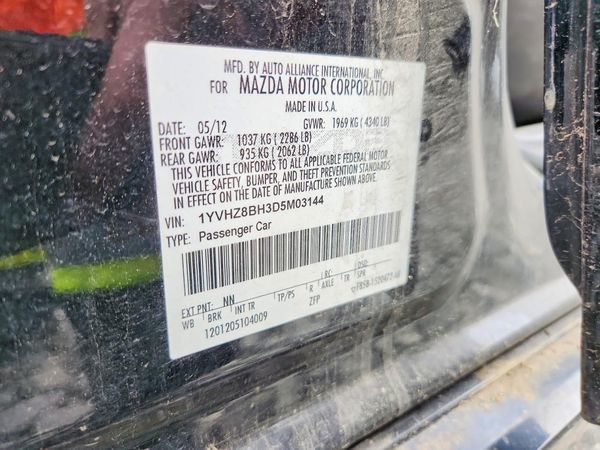 2013 MAZDA 6 Sport / GS
