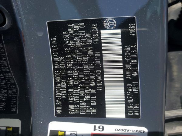 2026 TOYOTA CAMRY