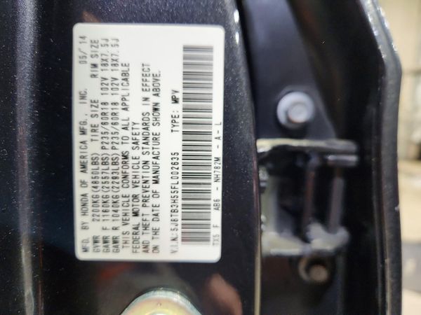 2015 ACURA RDX Technology Package