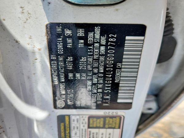 2016 KIA OPTIMA GLS, JSL