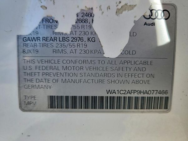 2017 AUDI Q5 quattro Premium
