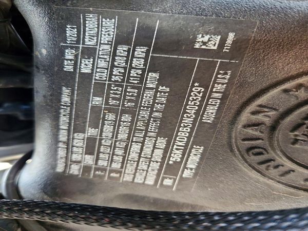 2022 INDIAN MOTORCYCLE CO. MOTORCYCLE Dark Horse