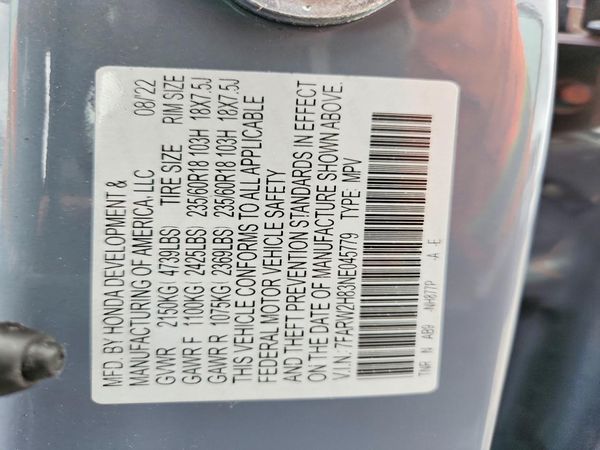 2022 HONDA CR-V EX-L