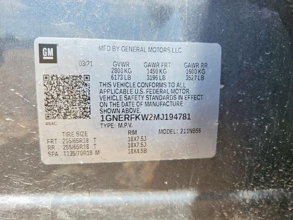 2021 CHEVROLET TRAVERSE LS