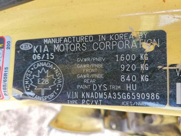 2016 KIA RIO LX A/T