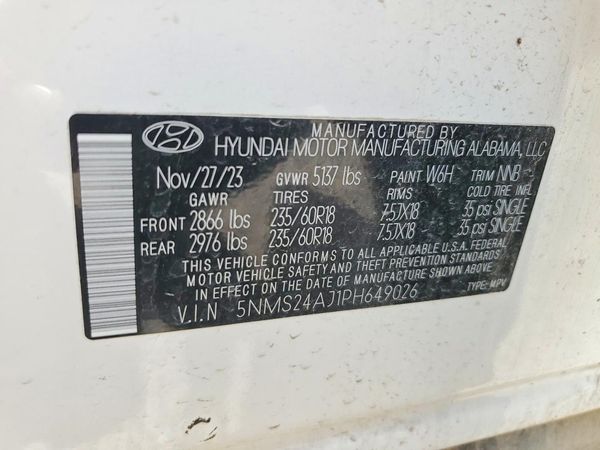 2023 HYUNDAI SANTA FE SEL