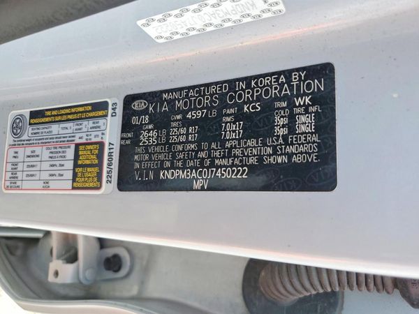 2018 KIA SPORTAGE