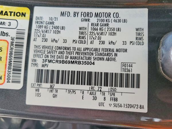 2021 FORD BRONCO SPORT Big Bend