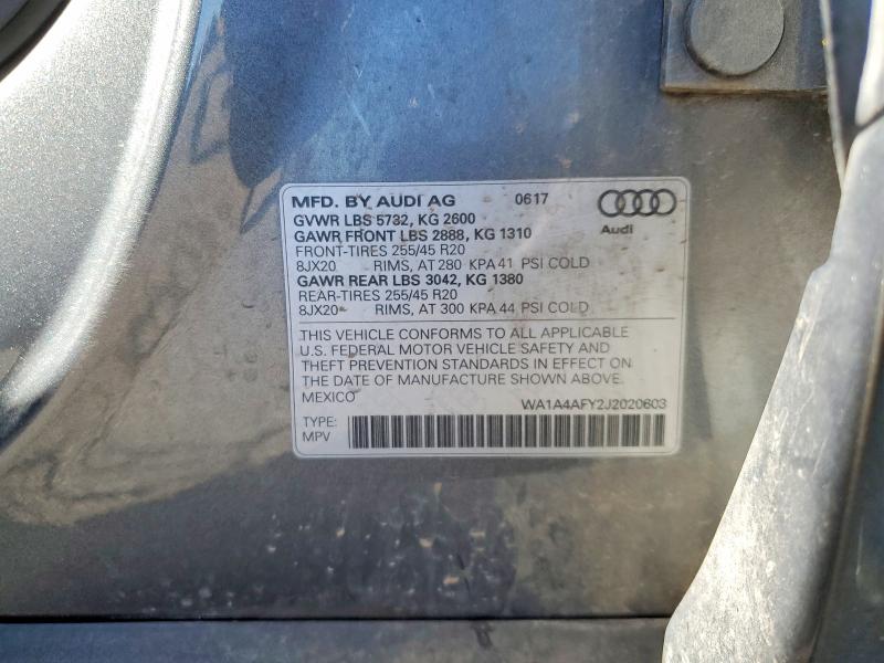 2018 AUDI SQ5 quattro Premium Plus