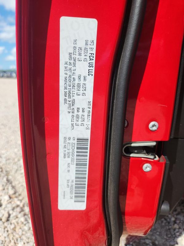 2016 DODGE CHARGER SXT