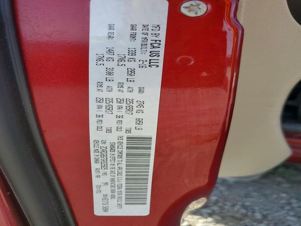 2016 DODGE GRAND CARAVAN SE