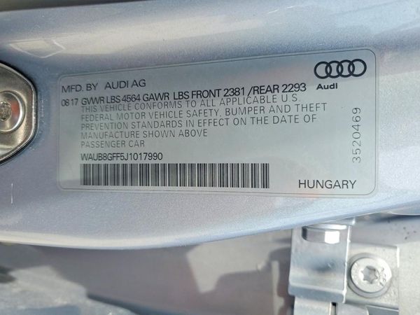 2018 AUDI A3